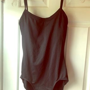 Capezio Plain Black Leotard